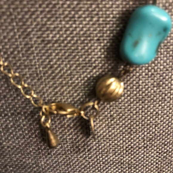 Women’s Necklace Turquoise, Gold and Green Colors - Picture 11 of 14